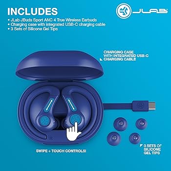 Amazon.com: JLab JBuds Sport ANC 4 True Wireless Bluetooth